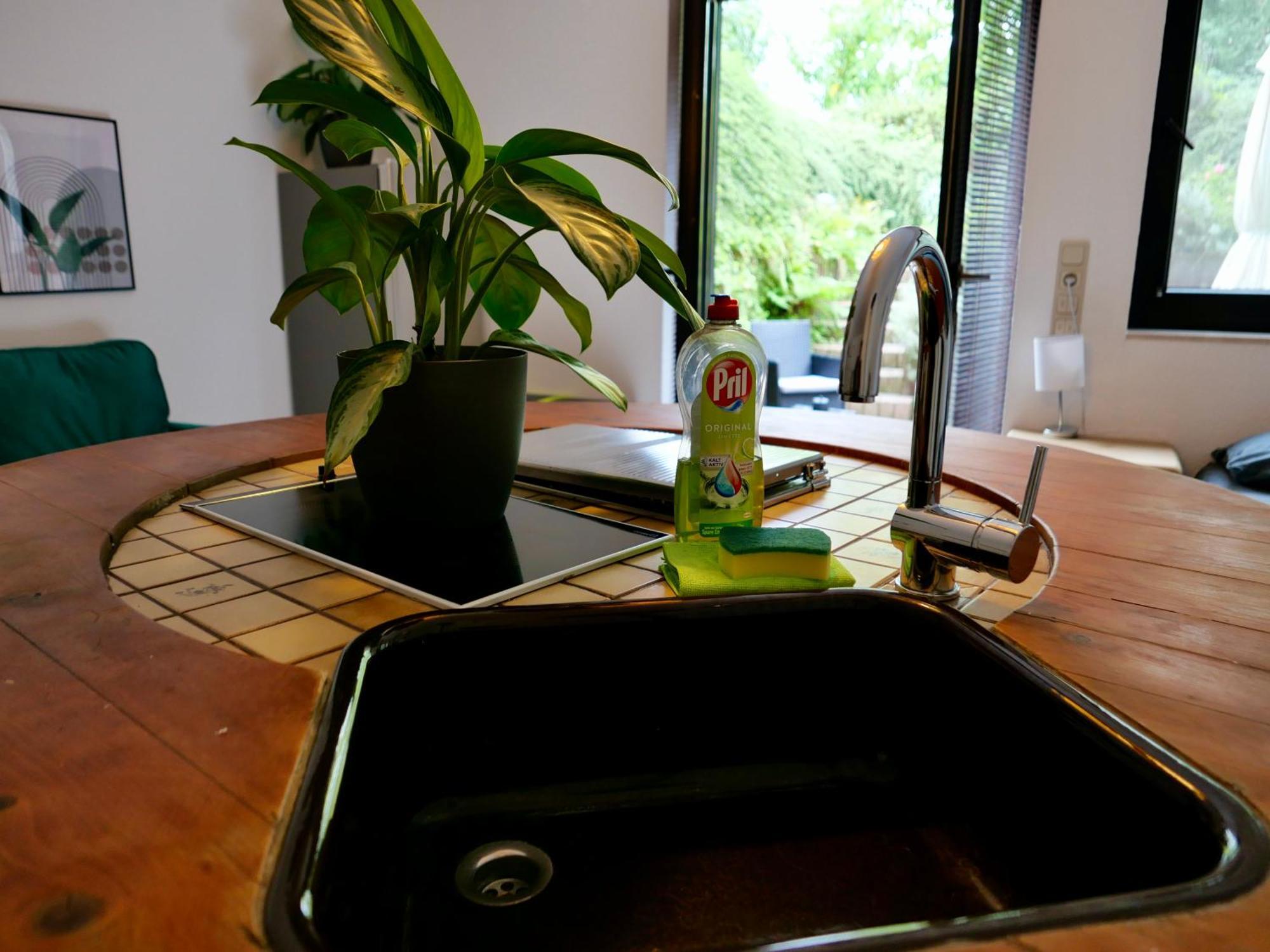 Schoenes Apartment Mit Terrasse Im Steingarten Bad Vilbel Eksteriør billede